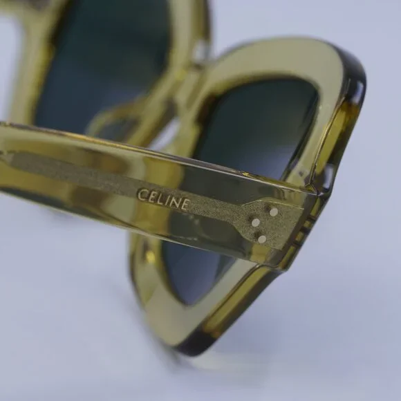 🕶️ New Celine CL40067I 47V Sunglasses - Yellow Frame, Grey Lenses